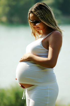 femeia însărcinată își pierde greutatea